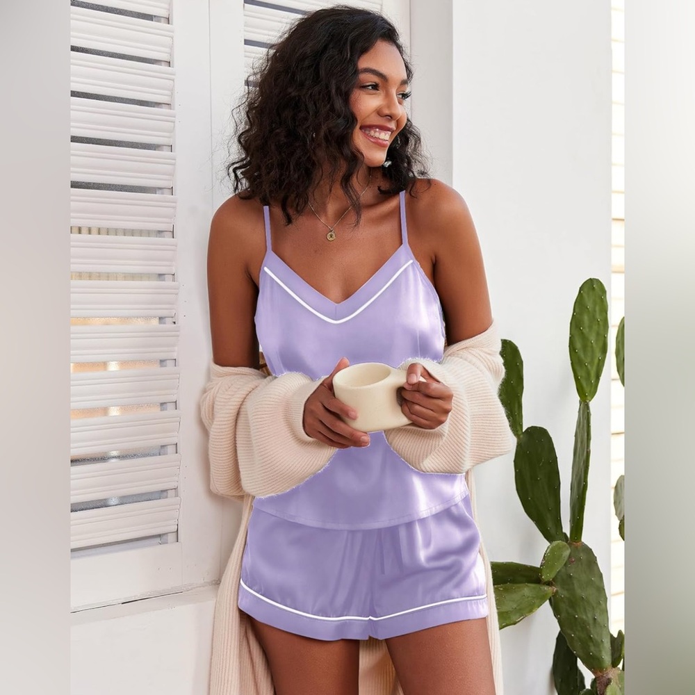 Satin pajama set